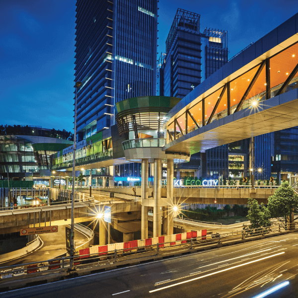 2-TIER INTERNAL ROAD SYSTEM & PEDESTRIAN LINK