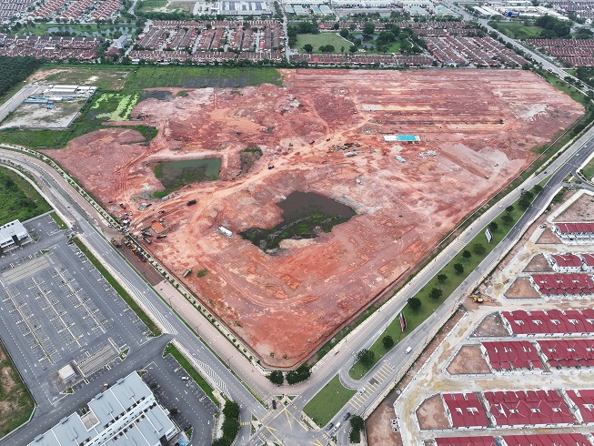 City Centre Business Hub 2 - Site Clearing Work in Progress as at April 2025.