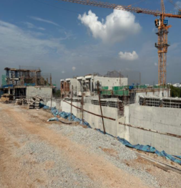 Duta Villa 3 ​Site Progess as at 14 April 2025 - The Structural Framework of the Said Building. 
