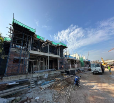 Duta Villa 3 ​Site Progess as at 14 April 2025 - The Structural Framework of the Said Building. 