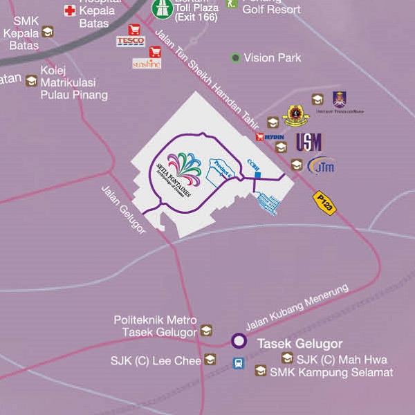 Project Attraction & Location Map