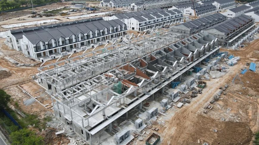 Laelia II as at 8/1/2025 - The structural framework, walls, roofing, including the internal & external finishes of the said building are in progress. 
