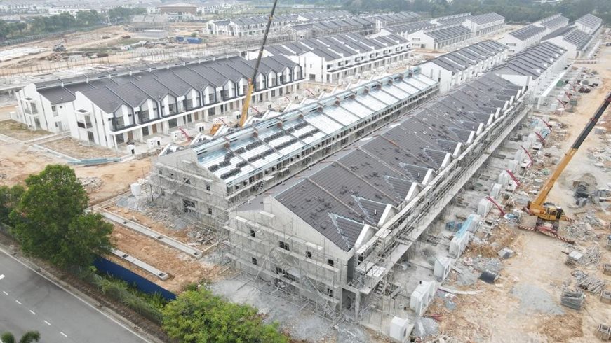 Laelia II as at 7/3/2025 - The structural framework, walls, roofing, electrical wiring, plumbing and internal telecommunication trunking and cabling to the said Building are in progress.
