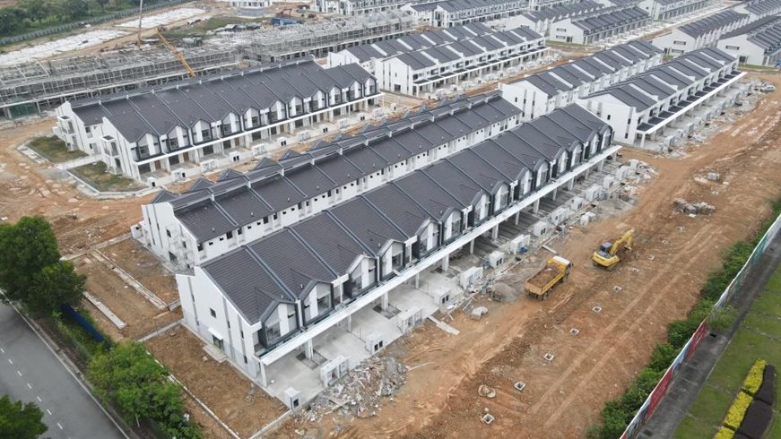 Laelia II as at 5/5/2025 - The internal and external finishes of the said Building including the wall finishes are in progress.
